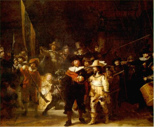 Ilustração 1 - The Militia Company of Captain Frans Banning Cocq